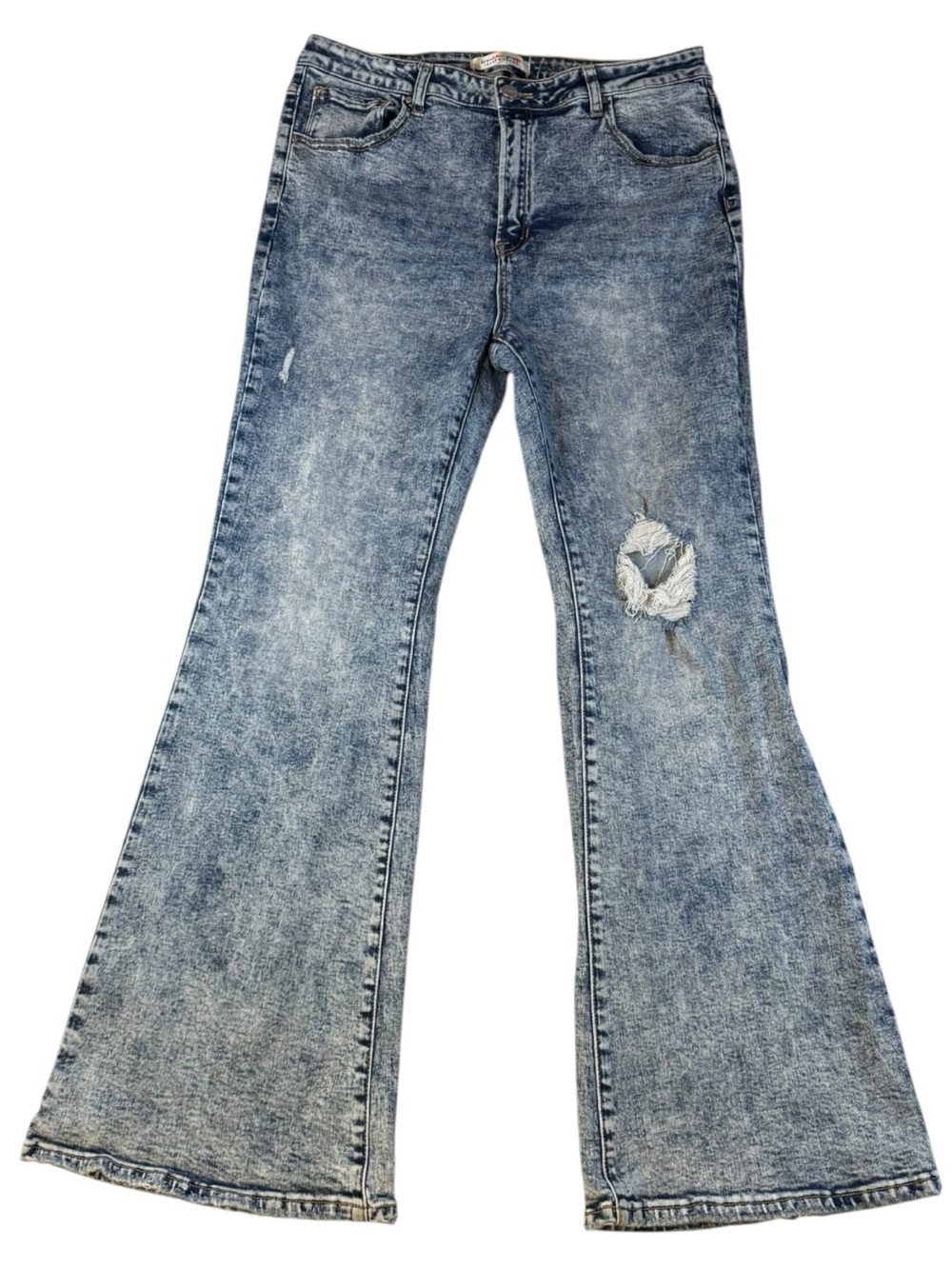 Risen x Freckled Poppy Flare Bell Bottom Jeans 1XL
